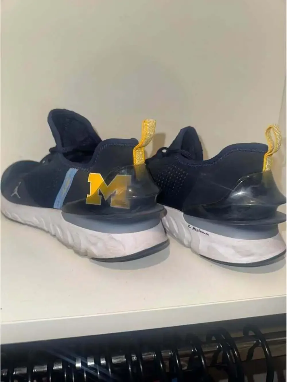 Team Issued Michigan Training Sneakers Size 12